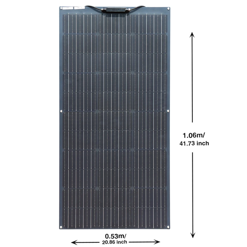 1000w Flexible solar panel 12v 24v panel solar 200W 100w 500W monocrystalline battery charger for rv electric car camping yacht