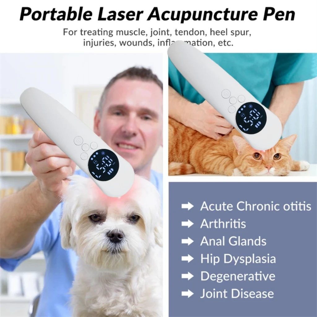 

HLKGO Advanced 3B Dog Laser Therapeutic Device with Timer 15-60mins for Targeted Treatment of Bursitis and Tendonitis