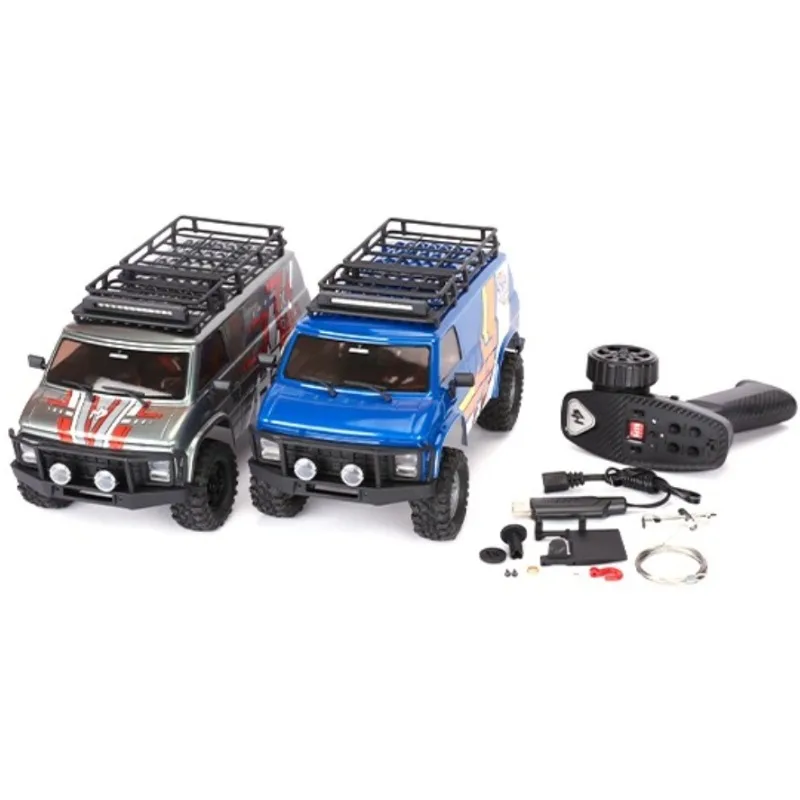 

1/18 CR18P EVO V2 ROCK VAN RC Car 4WD Brushed 2S Climbing Truck Electric Remote Control Model Car with Metal Chassis Toy Gift