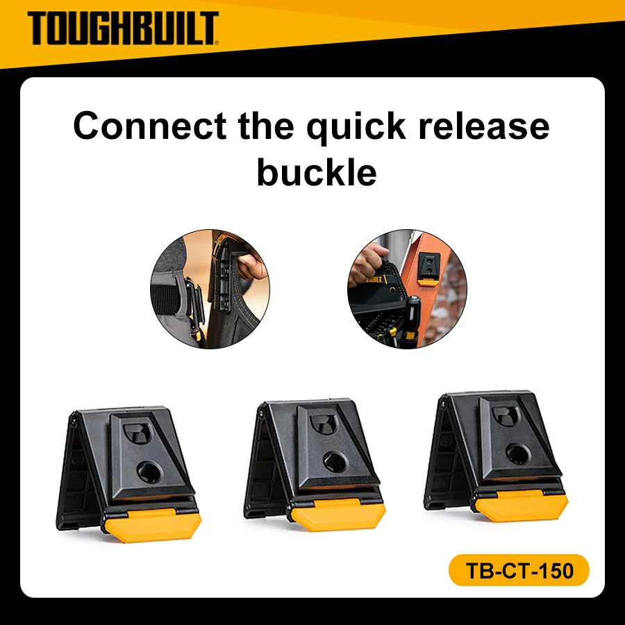 

TOUGHBUILT TB-CT-150 3pc ClipTech Hubs Power Tool Accessories