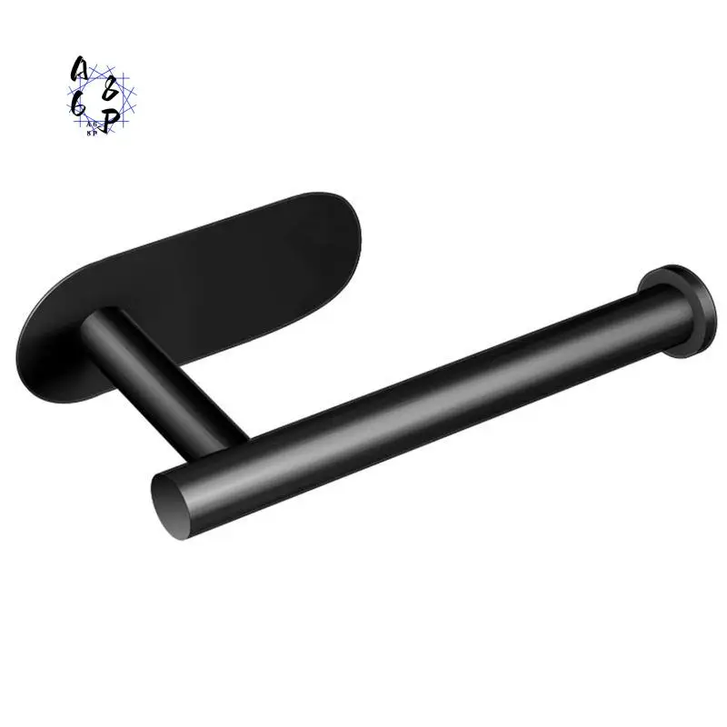 

A68P-Toilet Paper Holder, Stainless Steel & No Drilling Toilet Paper Holder, Waterproof Self Adhesive Toilet Paper