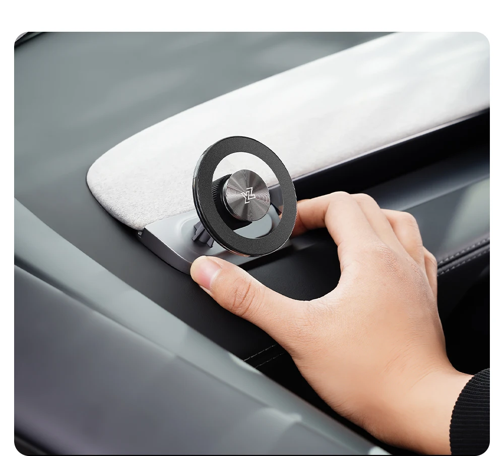 YZ Für Tesla Model 3 Y YL Highland Juniper 2024-2026 Magnetische 360-Grad-Handyhalterung für Lüftungsschlitze, Rutschfest, für iPhone 17 16 MagSafe – Detail 15