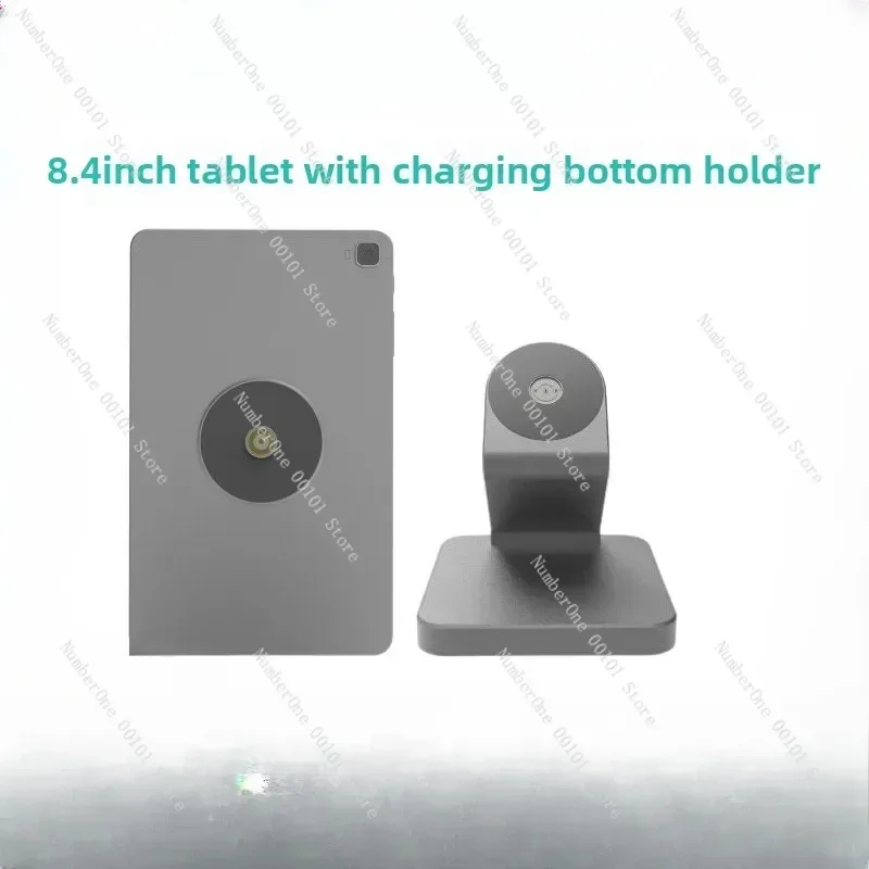 New 8.4-inch magnetic tablet stand with wall charging, 360 degree rotatable KTV ordering tablet
