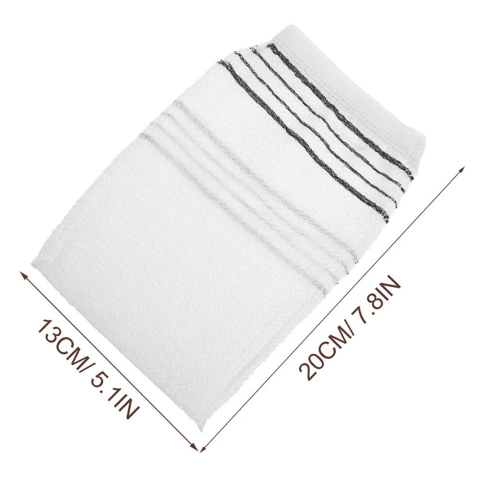 20 قطعة مزدوجة الوجهين حمام دش التقشير قفازات المتاح الاستحمام قفازات للجسم فرك إزالة الجلد الميت التنظيف العميق