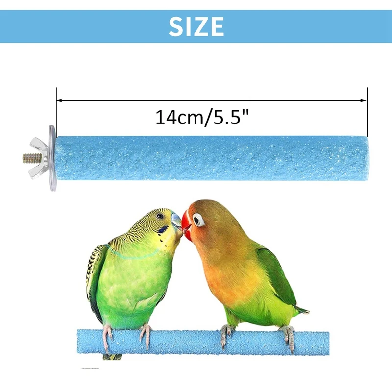 أقفاص طيور قبضة ، مناسبة للببغاء والببغاءات Lovebirds والكوكاتيل ، جيدة للحفاظ على الأظافر والمناقير في أفضل حالاتها ، 7