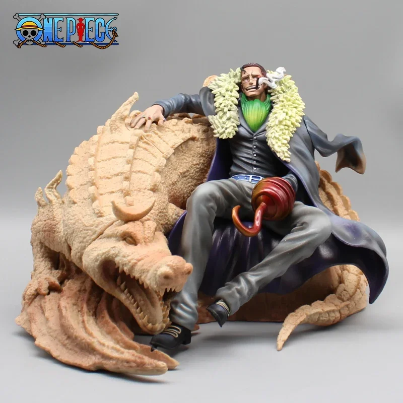 

Sir Crocodile Figuras Anime One Piece BT Action Figure Toys Manga GK Statue 18cm Collection Model Ornaments Gift for Children