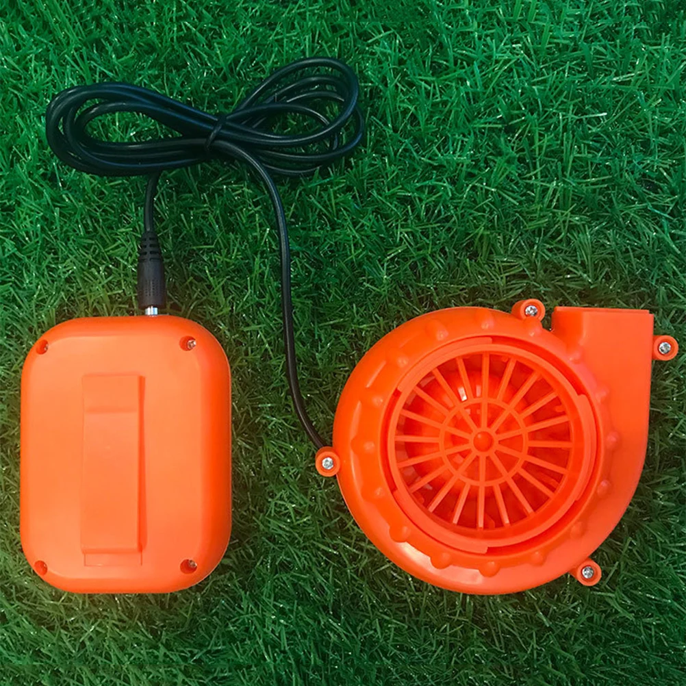 

Mini Air Portable for Inflatables Bounce House Mattress Orange Practical Inflate Blow Bounce House Blower Up