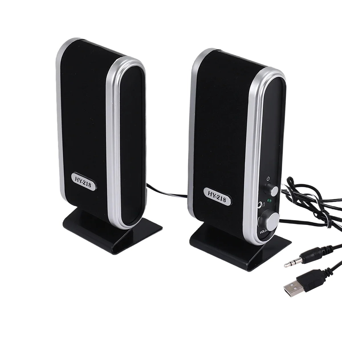 SWXF NUEVO 120W USB Power Computadora de escritorio Altavoz de audio para computadora portátil Conector para auriculares de 3,5 mm