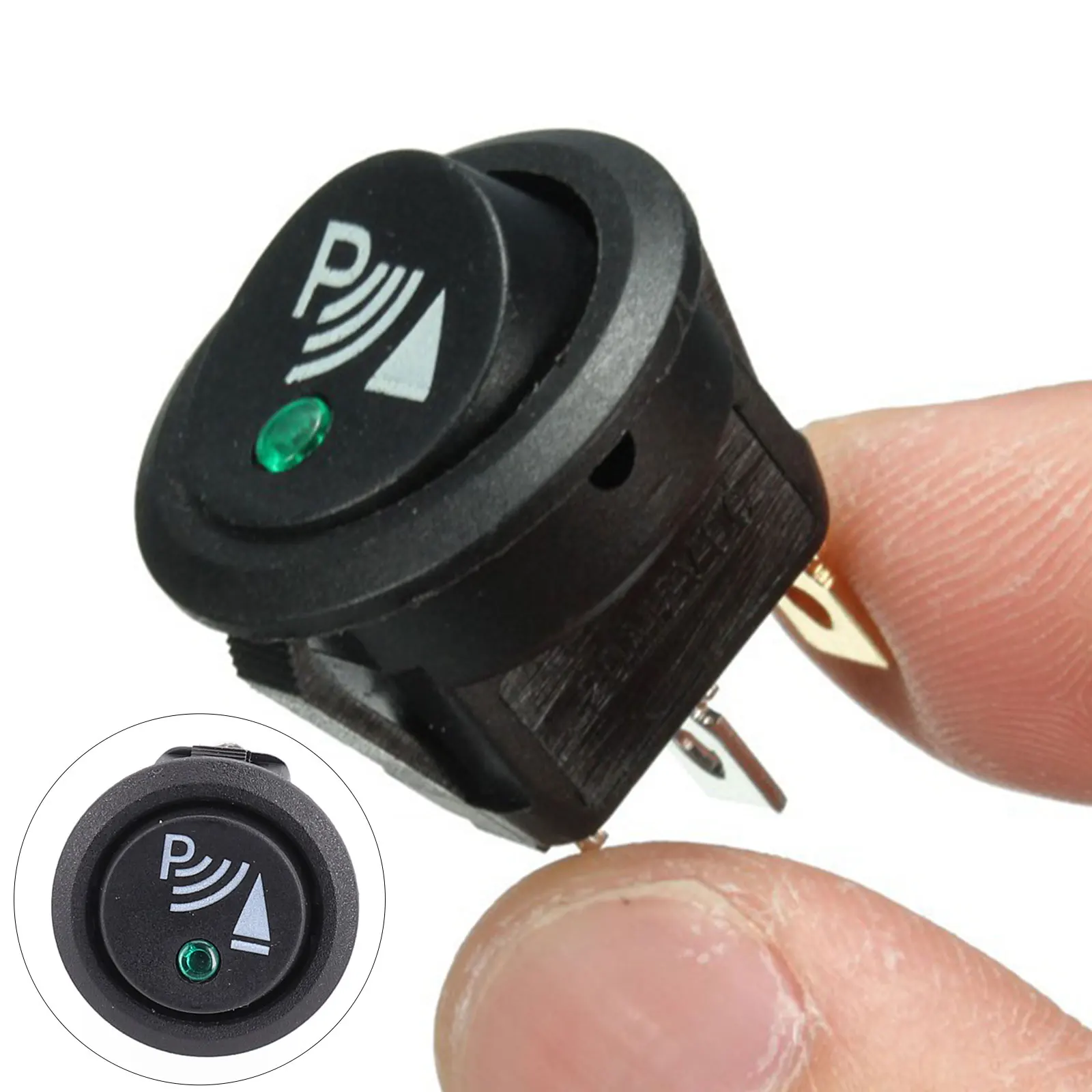 High Quality Switch Sensor Switch Car 3 Pin Rocker Easy Installation Front Rear Walking Parking Off Plastic + Metal