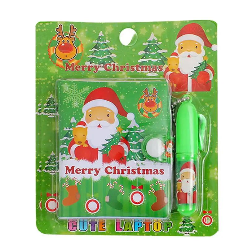 Mini Bloc de notas de Navidad para niños, cuaderno pequeño Universal, lindo, exquisito, Mini diario, cuadernos de bolsillo, navidad