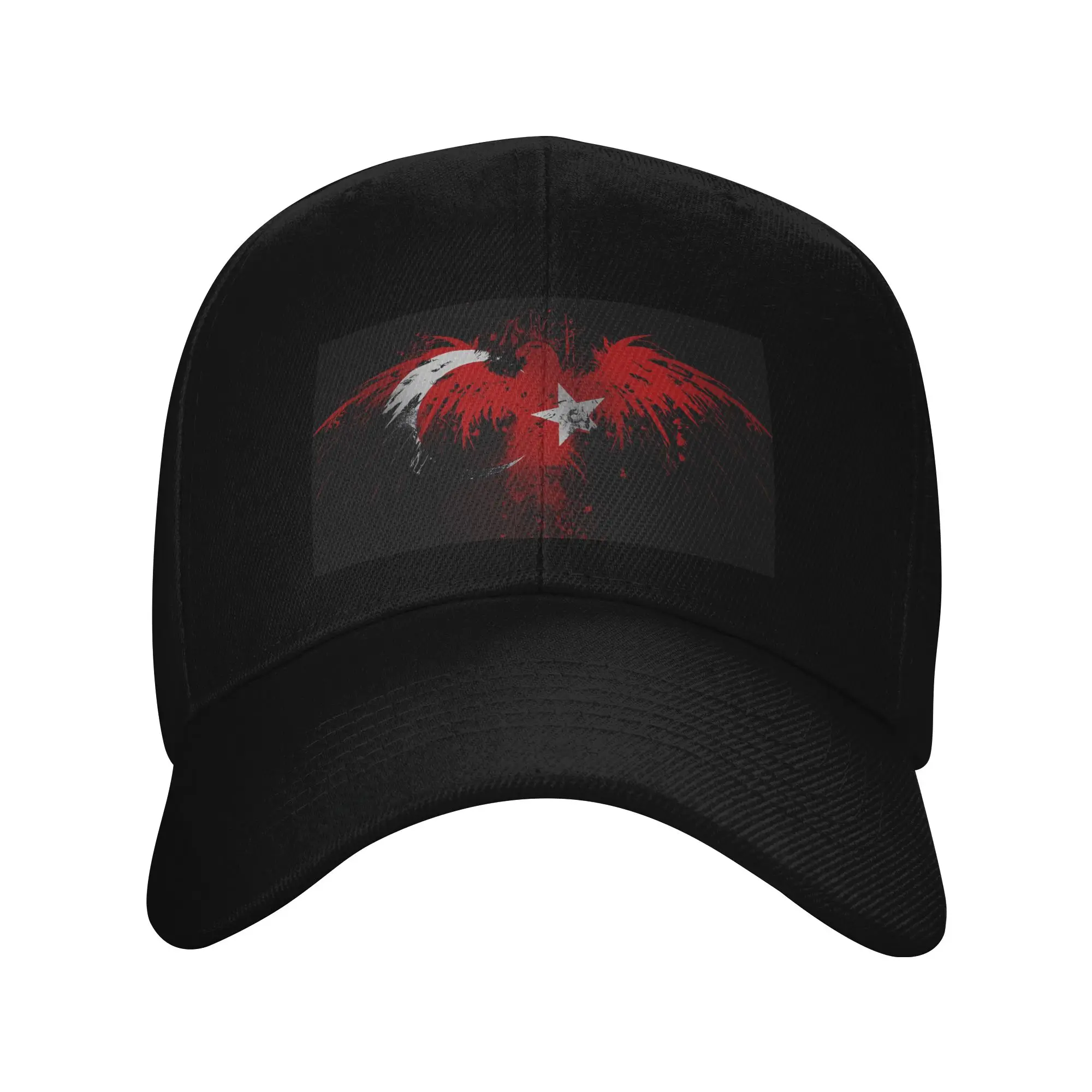 Turkey Flag Trendy Baseball Cap Parade Soft Fabric Baseball Cap