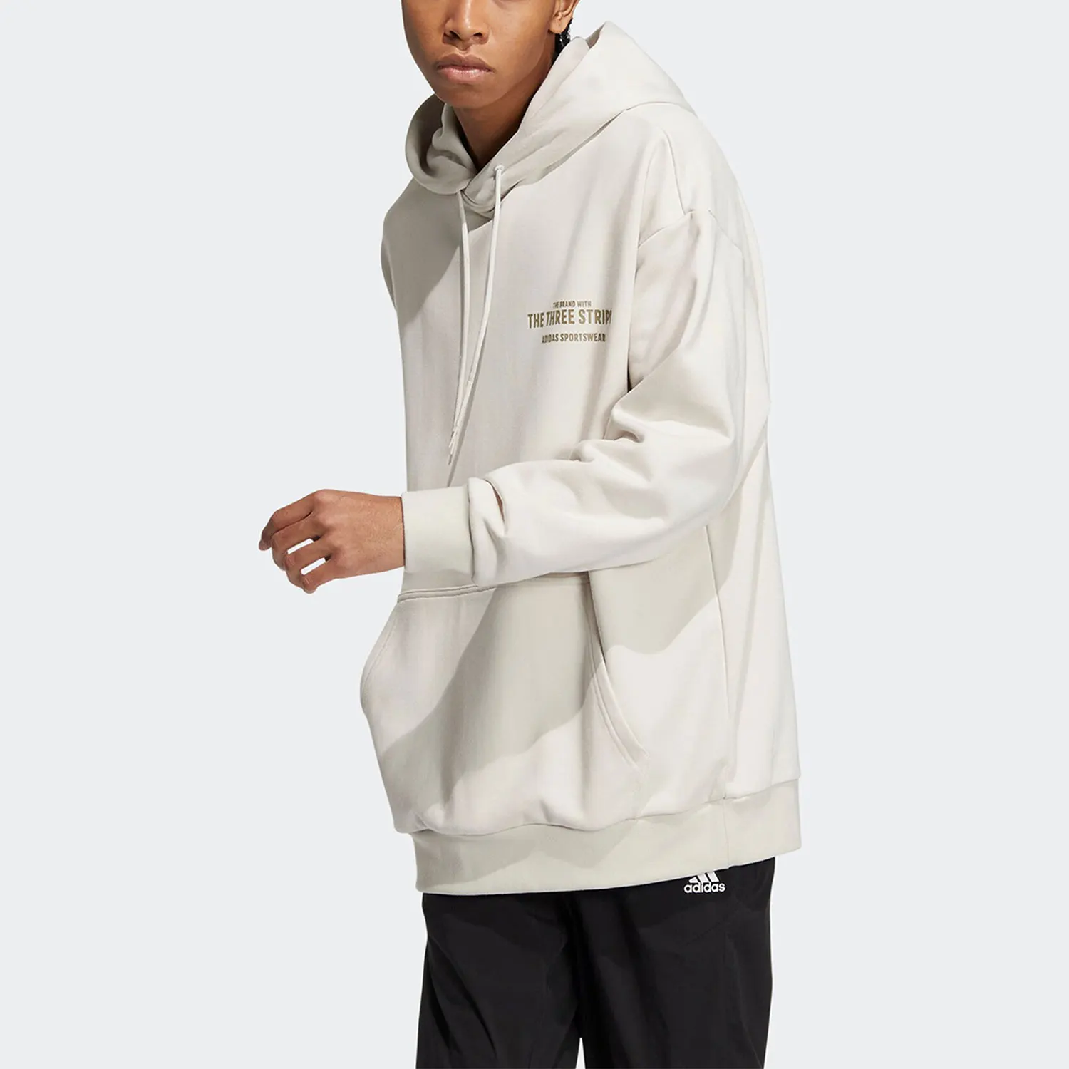 

Adidas genuine New Men's Casual Hooded Long Sleeve Pullover Hoodie IB2716