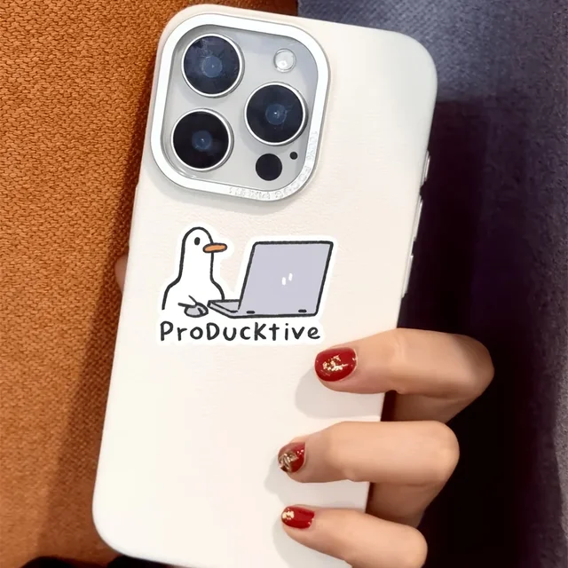 ProDucktive Duck Laptop Stickers