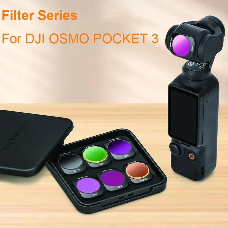 

For DJI Pocket 3 Filter ND CPL Filters Kit Handheld Gimbal Camera Accessories polar ND4 8 16 32 UV for DJI Osmo Pocket 3 Filters