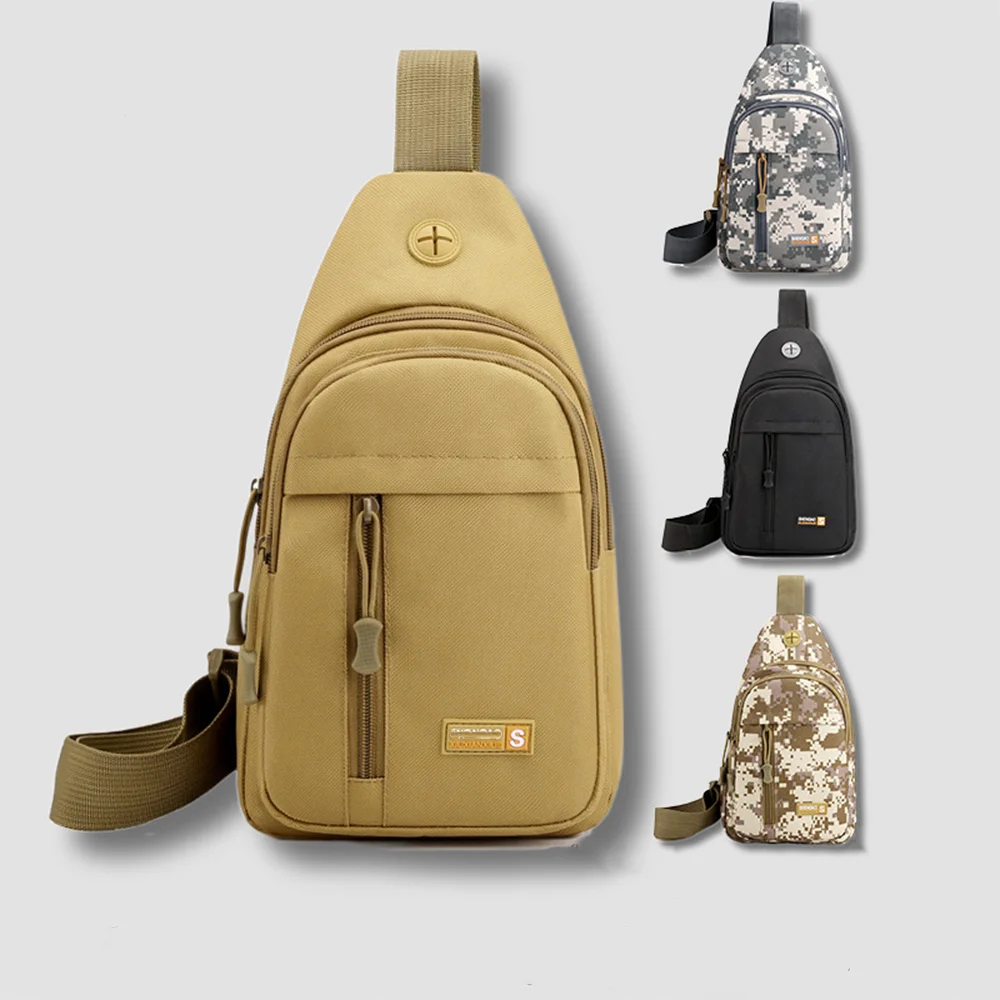 Voor Camouflage Sportborsttas Multifunctionele Outdoor Crossbody Tas Voor Mannen En Vrouwen Een Schouder Veelzijdige Camouflage Tas