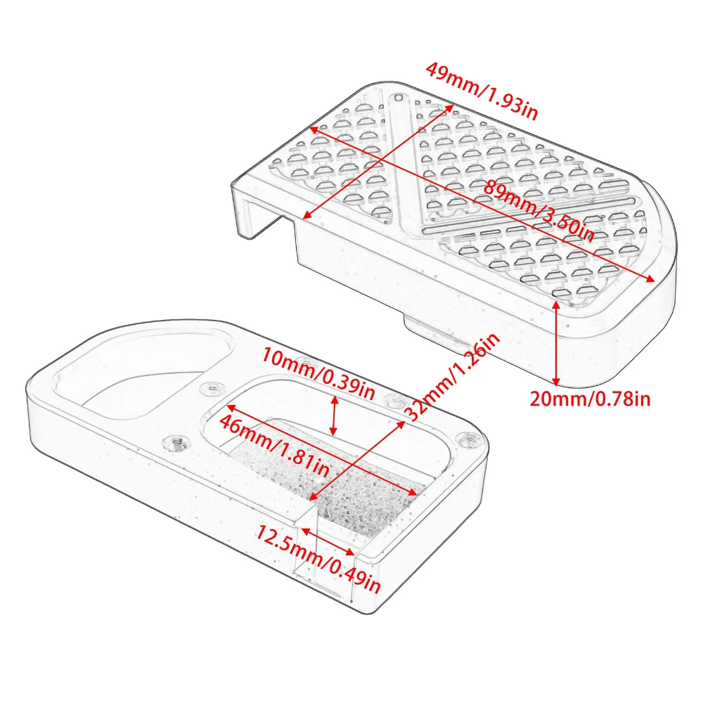 For Triumph Bonneville Bobber Speedmaster 2018-2025 Motorcycle Enlarger Foot Brake Extension Pad Rear Brake Pedal Black