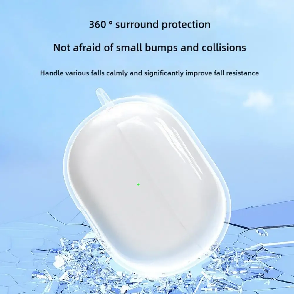 This Transparent and Simple Dust-Proof and Shock-Resistant Earphone Case Is Suitable for Huawei FreeBuds Pro 3 4 - view 3