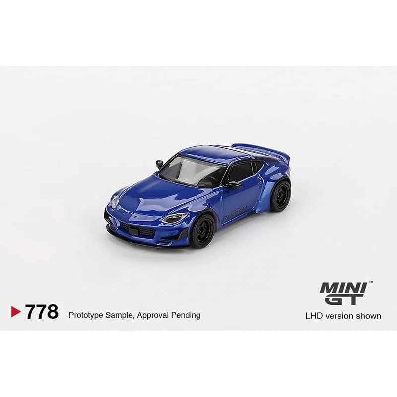 PreSale MINIGT 778 1:64 Pandem 400 Z Seiran Blue Diecast Diorama Model Collection Toys