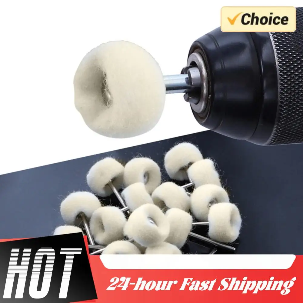 

1-20 шт., шерстяная абразивная щетка для полировки, шлифовальный круг, шлифовальная машина, фетровая шлифовальная шлифовальная головка, абразивный полировальный круг 3 мм