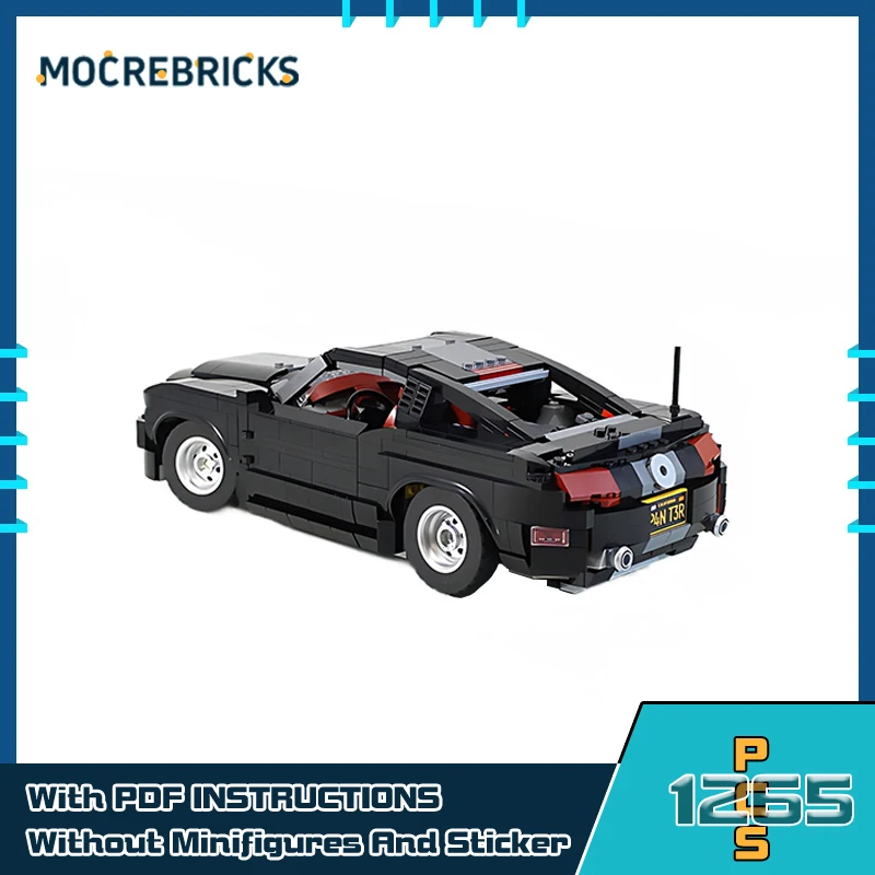 

Спортивные гоночные автомобили GT500, строительные блоки MOC-127905, модель автомобиля Hypercar, кирпичи, украшение для рабочего стола, детский праздничный подарок