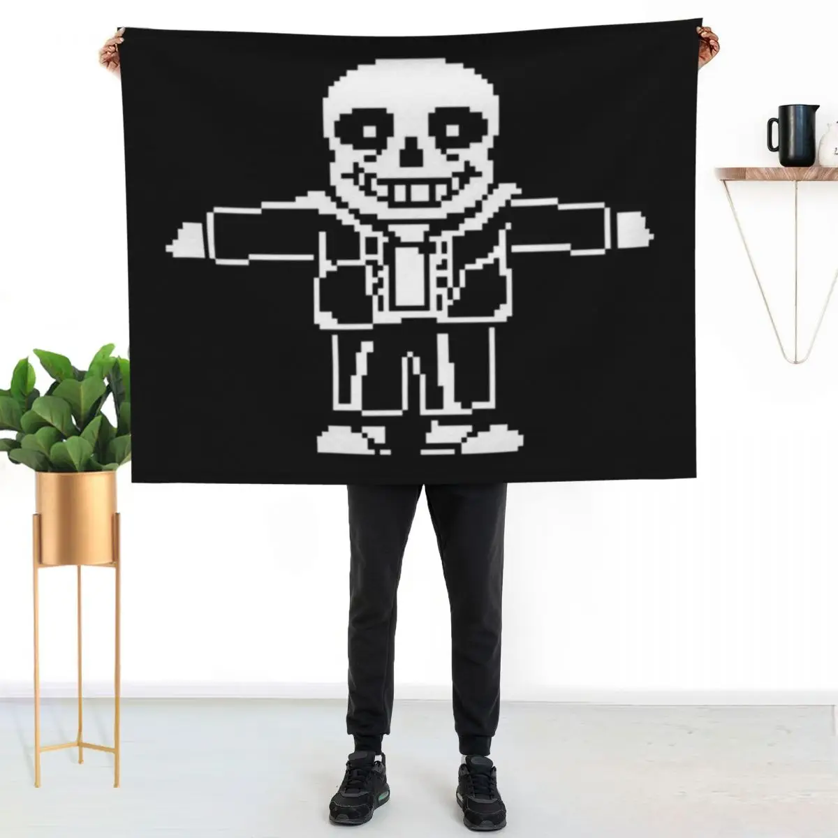 SANS DANCE Throw Blanket Cozy Napping Blanket Gift for Mom Dad