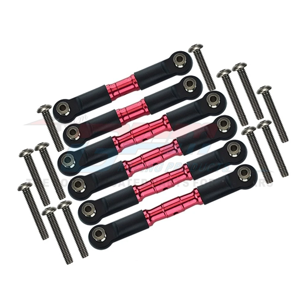 GPM dla ARRMA 1/10 Granite Big Rock Crew VORTEKS Senton 4X4 3S Upgrade Parts Metal Bold Steering Rod Combo AR 330535 + AR 330470