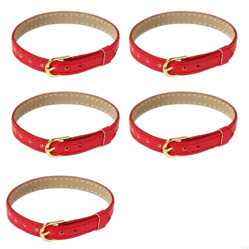 97be Zestaw 5 elastycznego regulowanego paska modelu do zamknięcia metalu pasa pasa