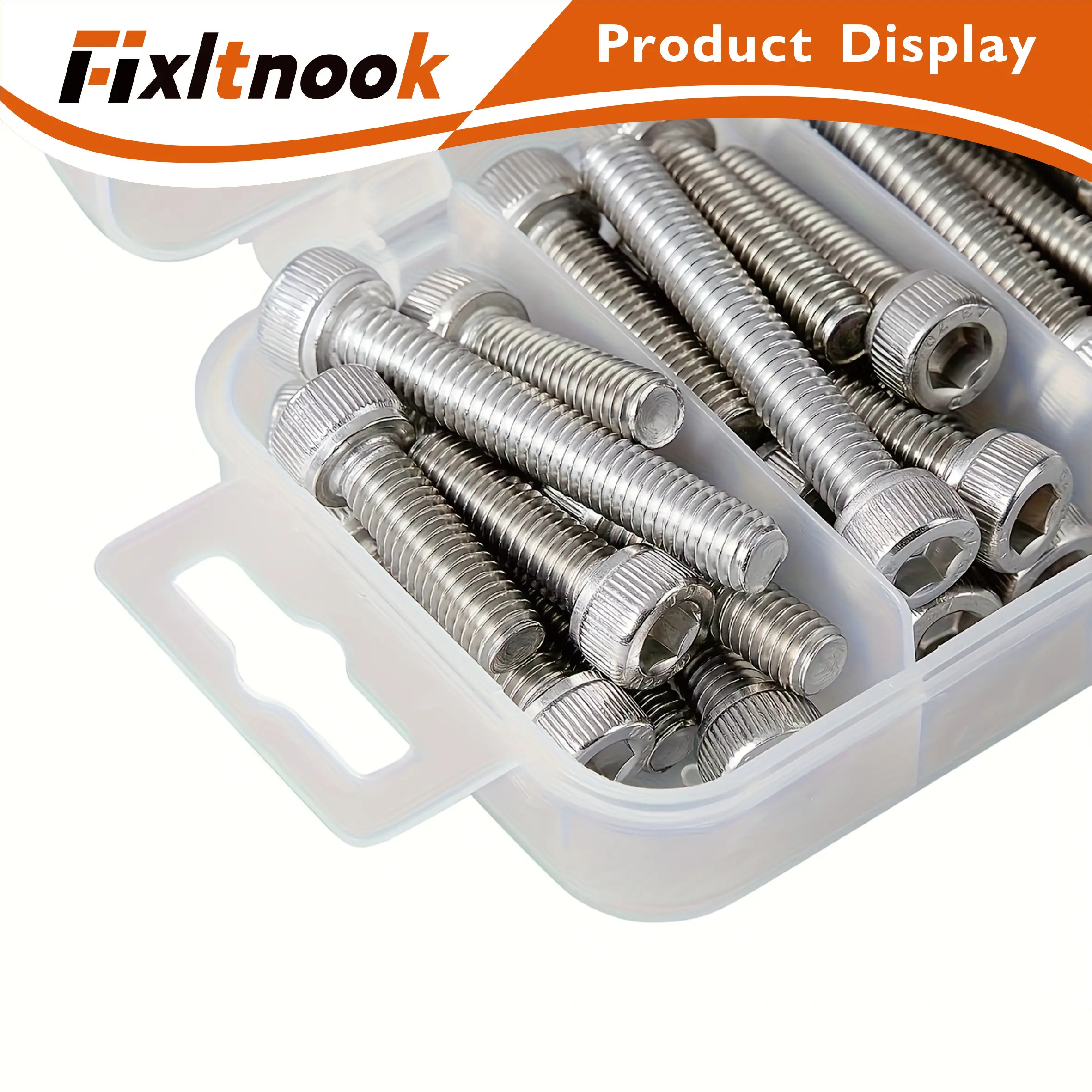 10 pezzi, viti a testa esagonale in acciaio inossidabile 304 M8 x 60 mm -80 mm - bulloni a macchina con filettatura completa con chiave a brugola