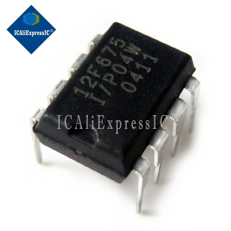 PIC12F675-I P PIC12F675 MERGULHO-8, 5 PCes