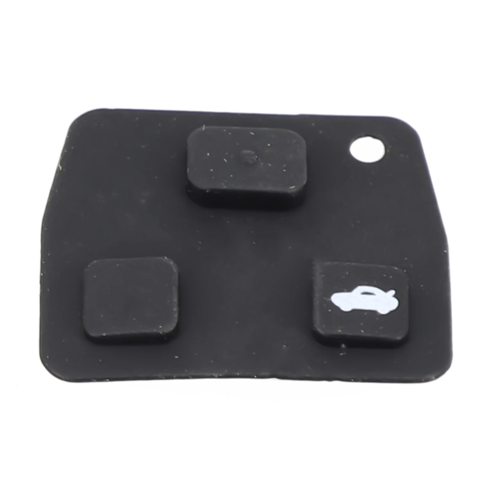 Black3 Buttons Remote Key For Toyota Black 3 Buttons Remote Key Fob Repair Switch Rubber Pad Replacement Car Key Conversion Case