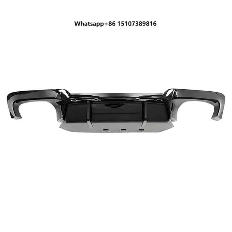 High Quality F10 M5 Black Rear Diffuser for F10 F18 2010-2017 M5 PP Black Rear Bumper Diffuser