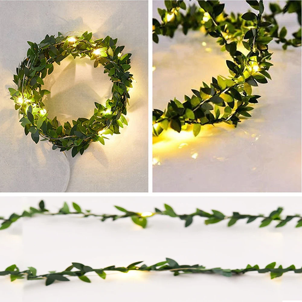 Led string luzes de fadas 5m 10m 20m fio cobre luzes por energia usb à prova dwaterproof água decoração guirlanda lâmpada para festa de casamento festival