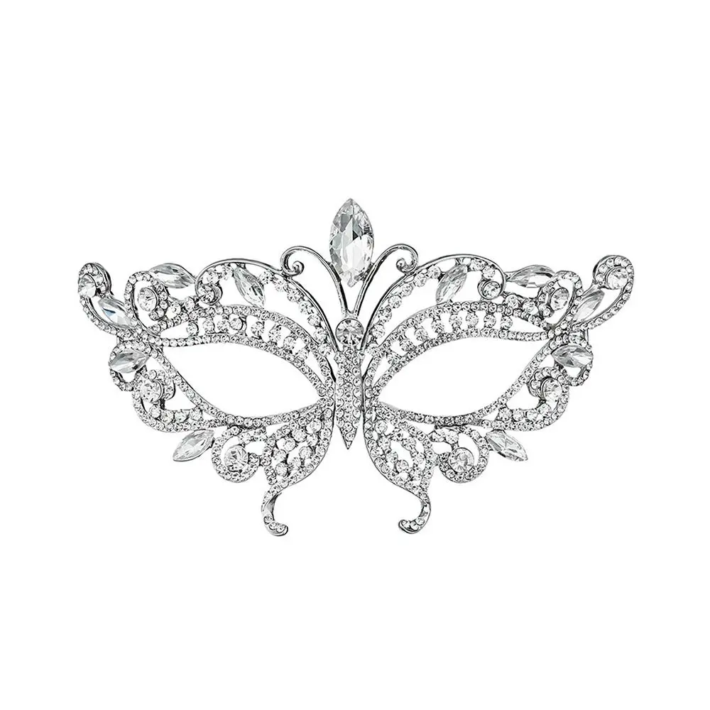 베일 라인스톤 마스크 태슬 풀페이스 가면 무도회 마스크 카니발 의상 소품 가면 장신구 얼굴 장신구 액세서리