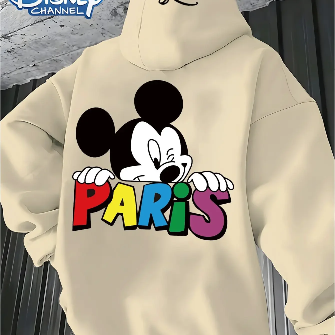 

Модная мужская толстовка с капюшоном и принтом Микки Мауса от Disney, свободного кроя