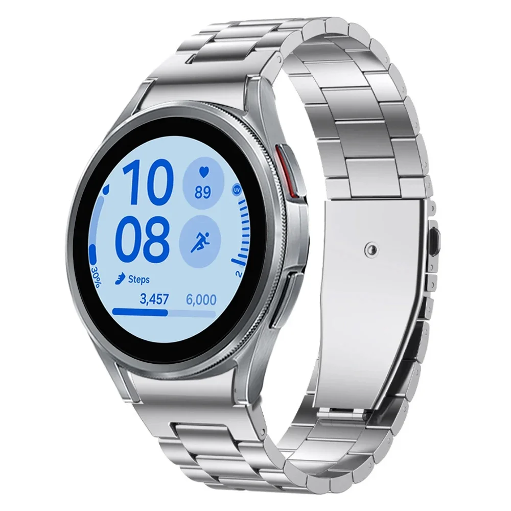 Stainless Steel No Gaps Band For Samsung Galaxy Watch FE 7 6 4 40 44mm Classic 47mm 43 42 46mm 5 Pro 45mm Quick Fit Strap Correa