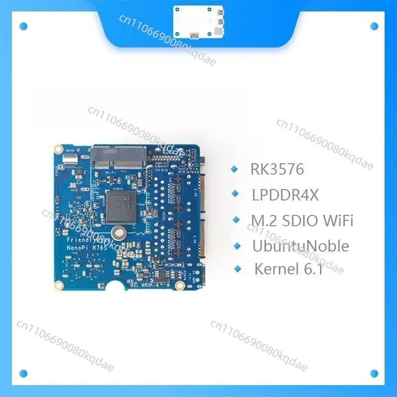 R76S SBC Development Hardware, RK3576, LPDDR5, Dual 2.5G NIC, HDMI Port, AI Deployment Open‑Source IoT Mini Device