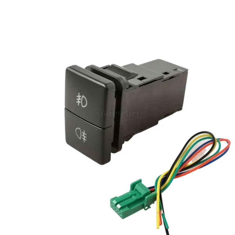 1Pc Auto Dual LED DRL Light Bar Radar Rear Front Fog Diff Lock Switch Power Supply On Off Switch For Suzuki Jimny 2019 - 2021