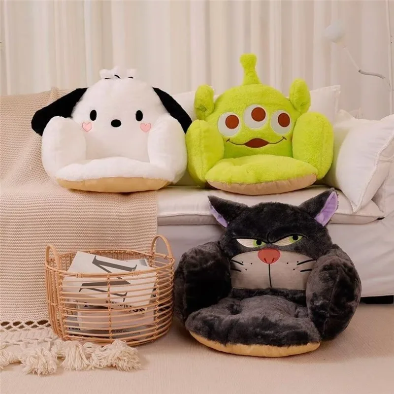 Lucifer animation peripheral plush doll semi-surrounded seat cushion integrated office essential warm cushion college dormitory