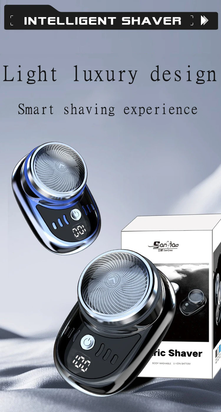 

electric shavermenrazorRechargeable water-washable shaverMini steel cannon razor