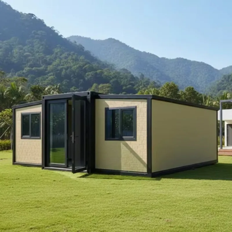 YG Customized Resort Container Villa 20ft 40ft Expandable Container House With Modern Design For Office Building & Hotel Use