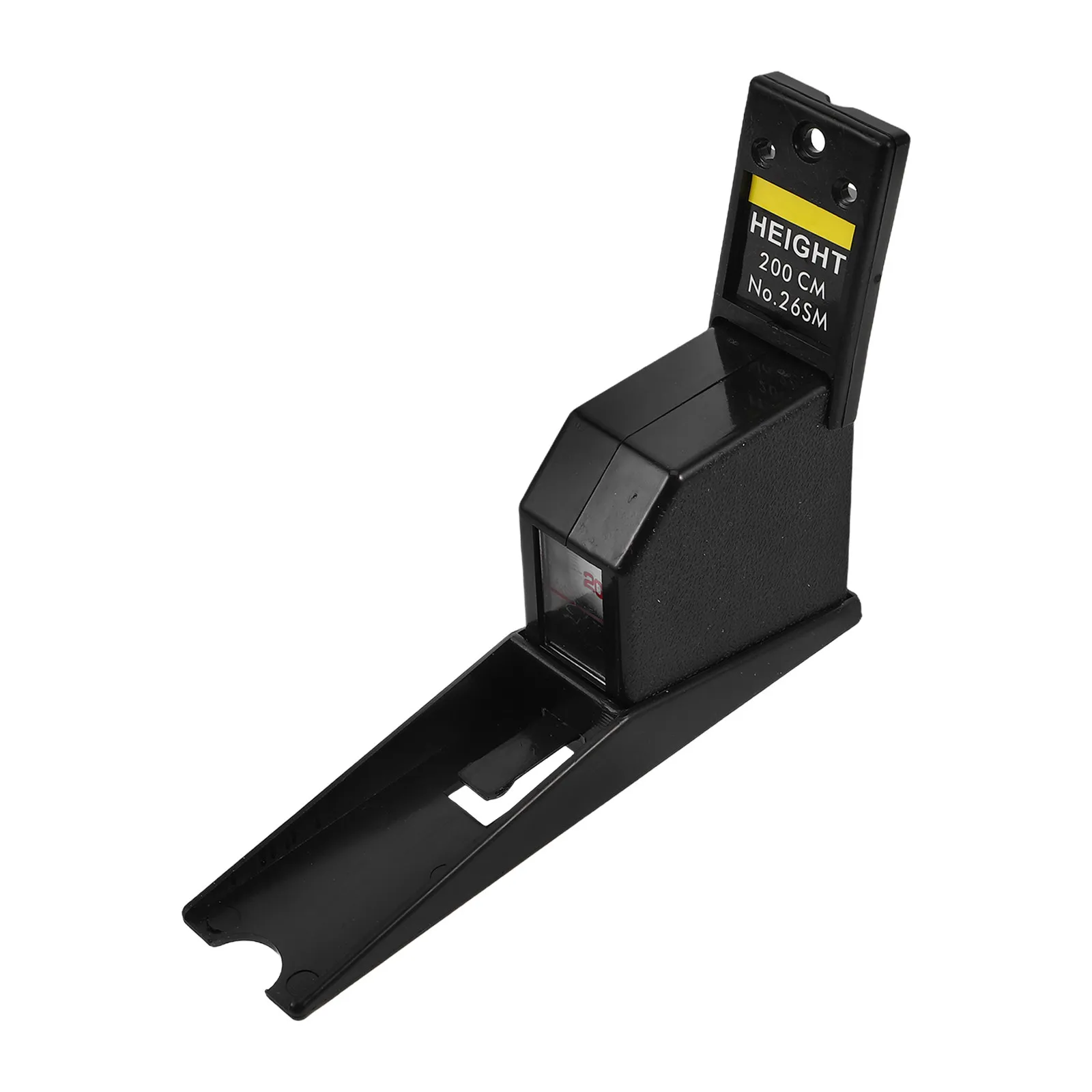 Retractable Metal Wall Mounted Height Meter for Adults 200 Cm Measurement Range Precision 0.1 Cm Easy Install Growth