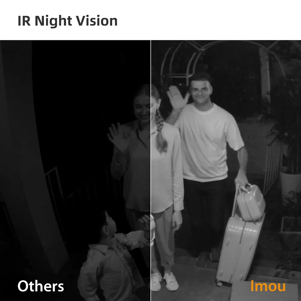 IMOU 5MP Vidéo Sonnette Kit DB60 Maison Intelligente Sans Fil Vidéo Judas Pour Porte Cloche Caméra IP65 Intempéries Nuit Vision