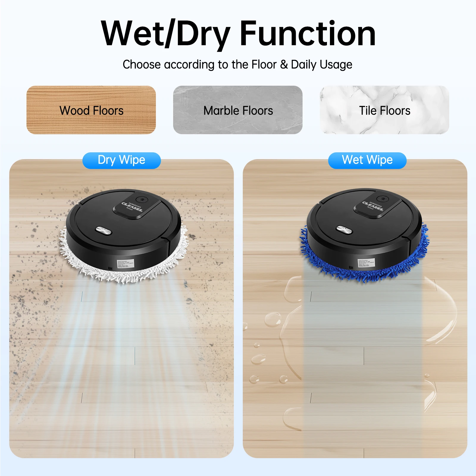 사일런트 지능형 청소 로봇, 습식 및 건식 지능형 걸레질 청소기, 가정용 지능형 걸레질 기계