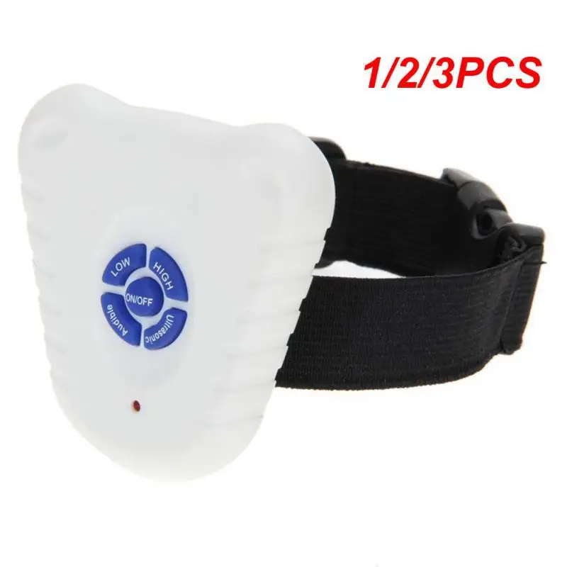 1/2/3PCS Waterproof Dog Stop Barking Anti Barking Repeller Control Trainer Training Device Button Clicker Ultrasonic Dog Anti