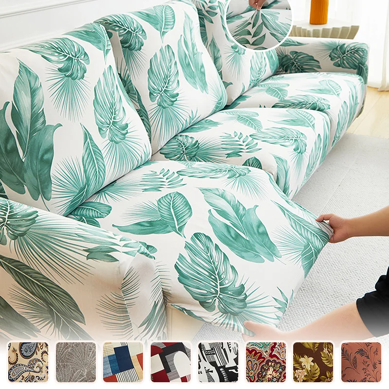 1/2/3/4 Seater Elastic Split Sofa Cover Full Wrap Stretch Universal Sofa Slipcover Removable Furniture Protector for Home Decor