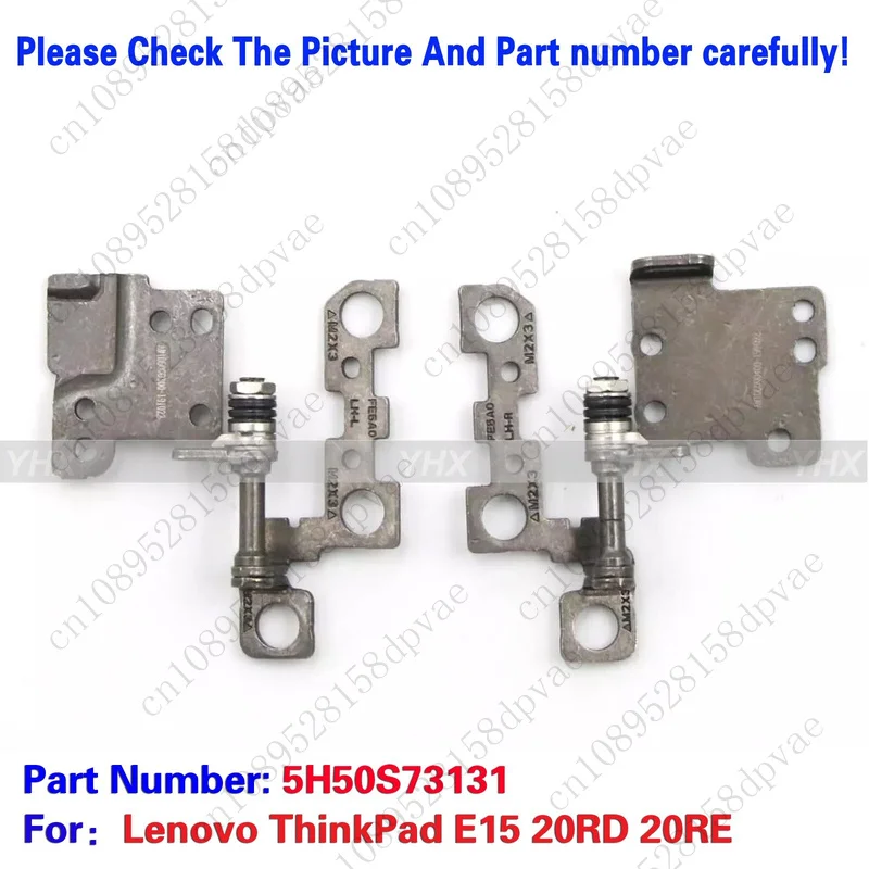 

GYX 5H50S73131 Новый комплект шарниров для ЖК-дисплея L & R для ноутбука Lenovo ThinkPad E15 20RD 20RE Быстрая доставка