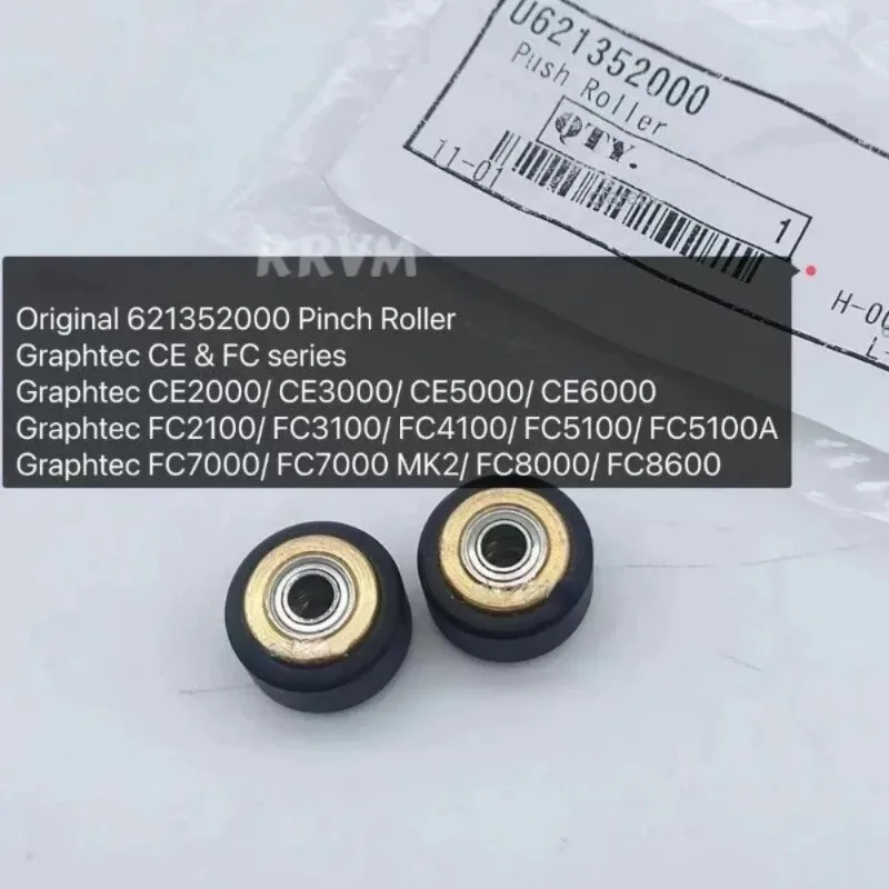 2PC New Original Pinch Roller for Graphtec CE3000 CE5000 CE6000 CE7000 FC8000/8600 FC9000 FC7000