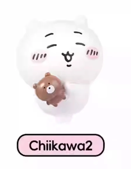 Kawaii Chiikawa Hachiware Usagi Happy partners, regalos de cumpleaños para niños, adornos de escritorio, caja ciega de regalo, juguetes creativos