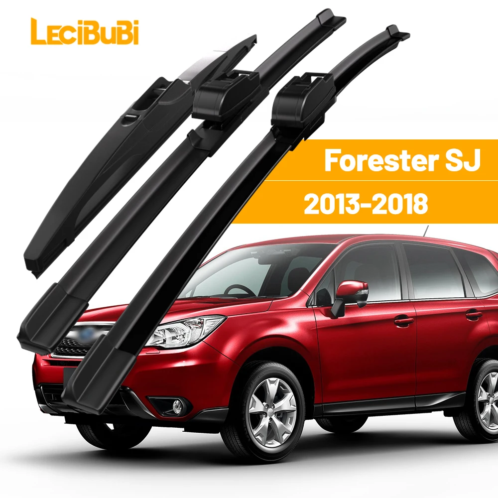

Для Subaru Forester SJ 2013-2018 1 комплект, передние и задние щетки стеклоочистителя, дворники 2014 2015 2016 2017, аксессуары