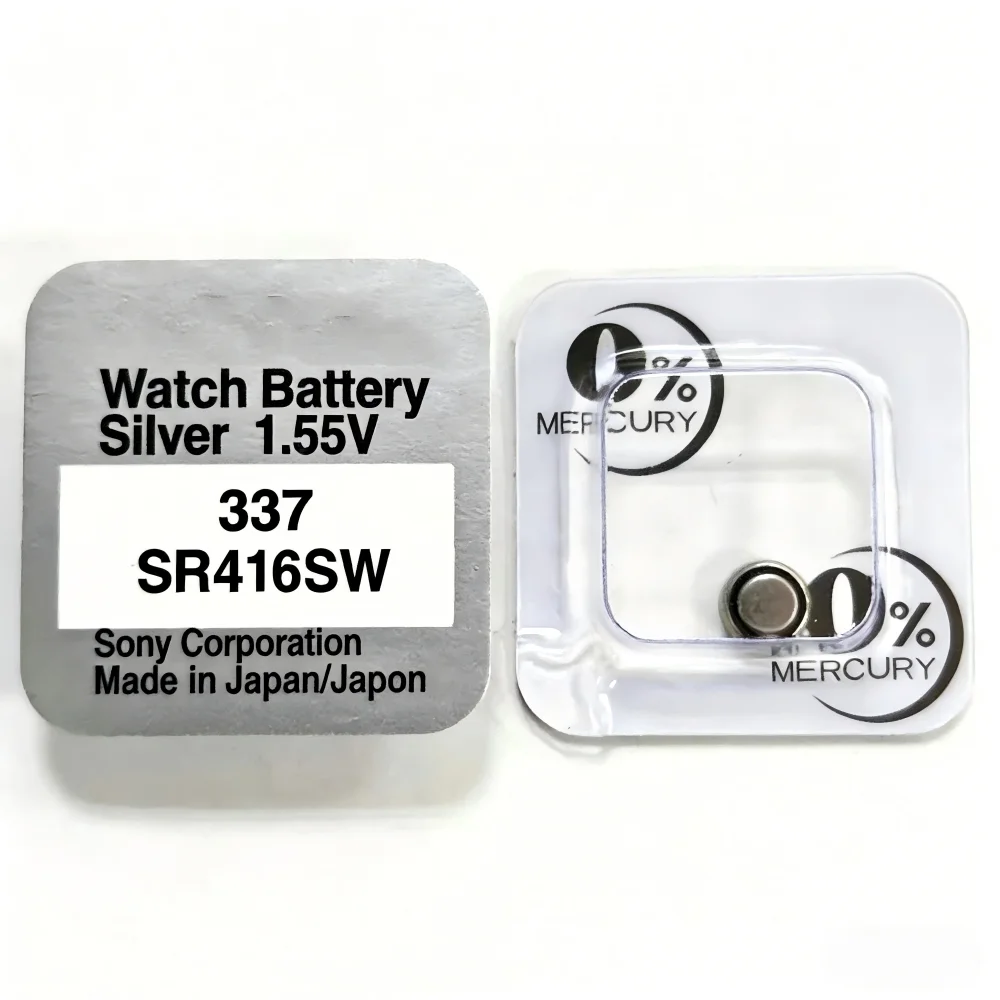 2-60pcs Original For SONY SR416SW Button Battery Watch Battery Coin Cell Batteries 623 D337 337 SP337 1.55V Individual Packaging